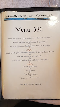 Menu du Restaurant Le Pothuau à Hyères