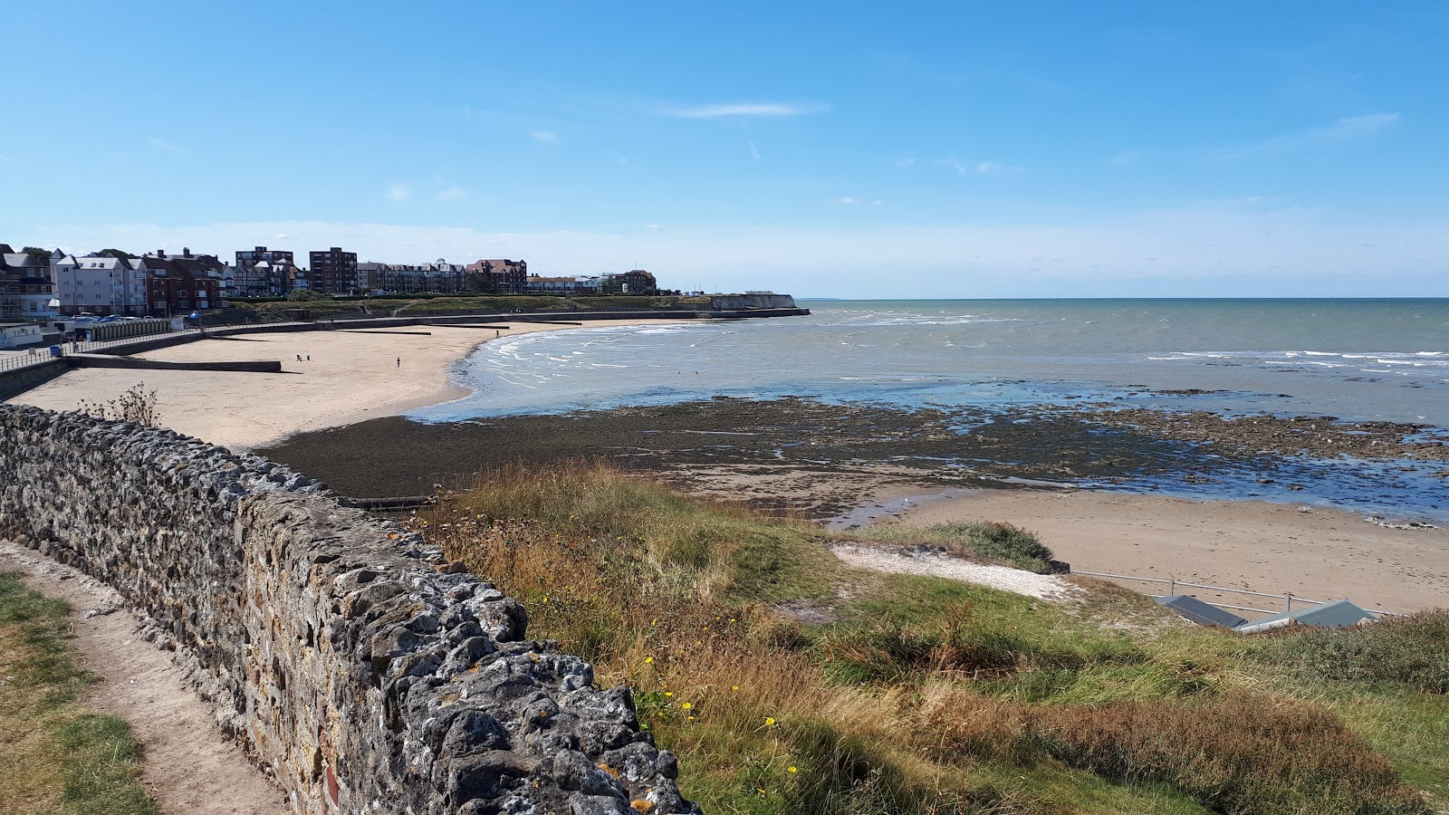 Photo of St. Mildred's Bay and the settlement