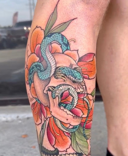 Explore chest tattoo ideas for men, creative tattoo ideas in Navarre, available at Eleven 11 Tattoo Studio