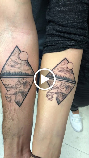 Explore honeycomb tattoo ideas, creative tattoo ideas in San Diego, available at Wylde Sydes Tattoo & Body Piercing