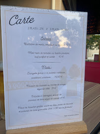 Carte du Restaurant CHEZ VOUS à Drevant