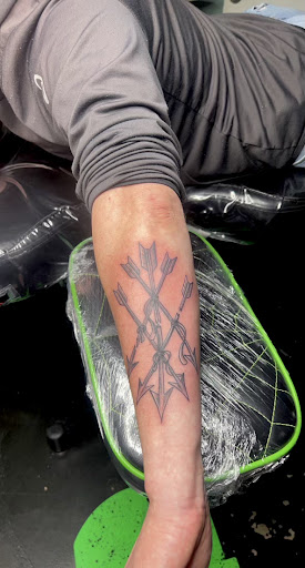 Explore tattoo ideas for your son, creative tattoo ideas in Meridian, available at Creative Pain Tattoo Studio