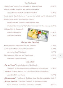Menu / carte de Kültzschauer Kartoffelsack à Eilenburg