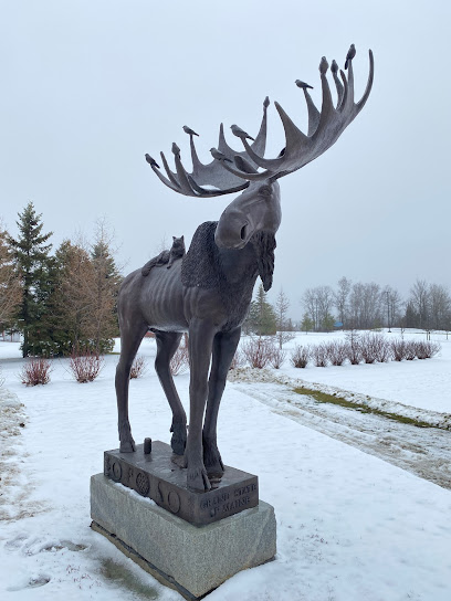 Maine Emblem Moose statue