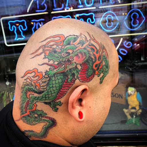 Explore full leg sleeve tattoo ideas, creative tattoo ideas in Black River Falls, available at Black River Tattoo