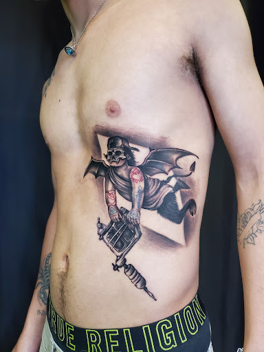 Explore odin tattoo ideas, creative tattoo ideas in Riverside, available at Darkstar Tattoo CA