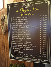 Restaurant de fruits de mer Olga Mare - Gastronomia à Chiavari (la carte)