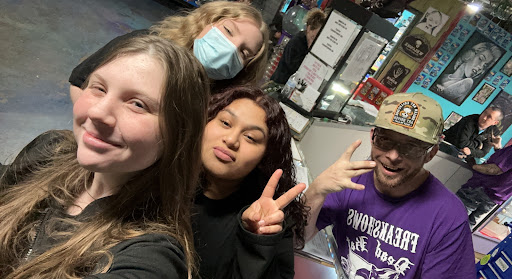 Explore mom and daughter tattoo ideas, creative tattoo ideas in Dallas, available at Freak Show Studio