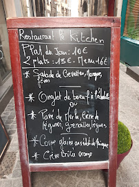 Menu / carte de Le Kitchen à Clermont-Ferrand