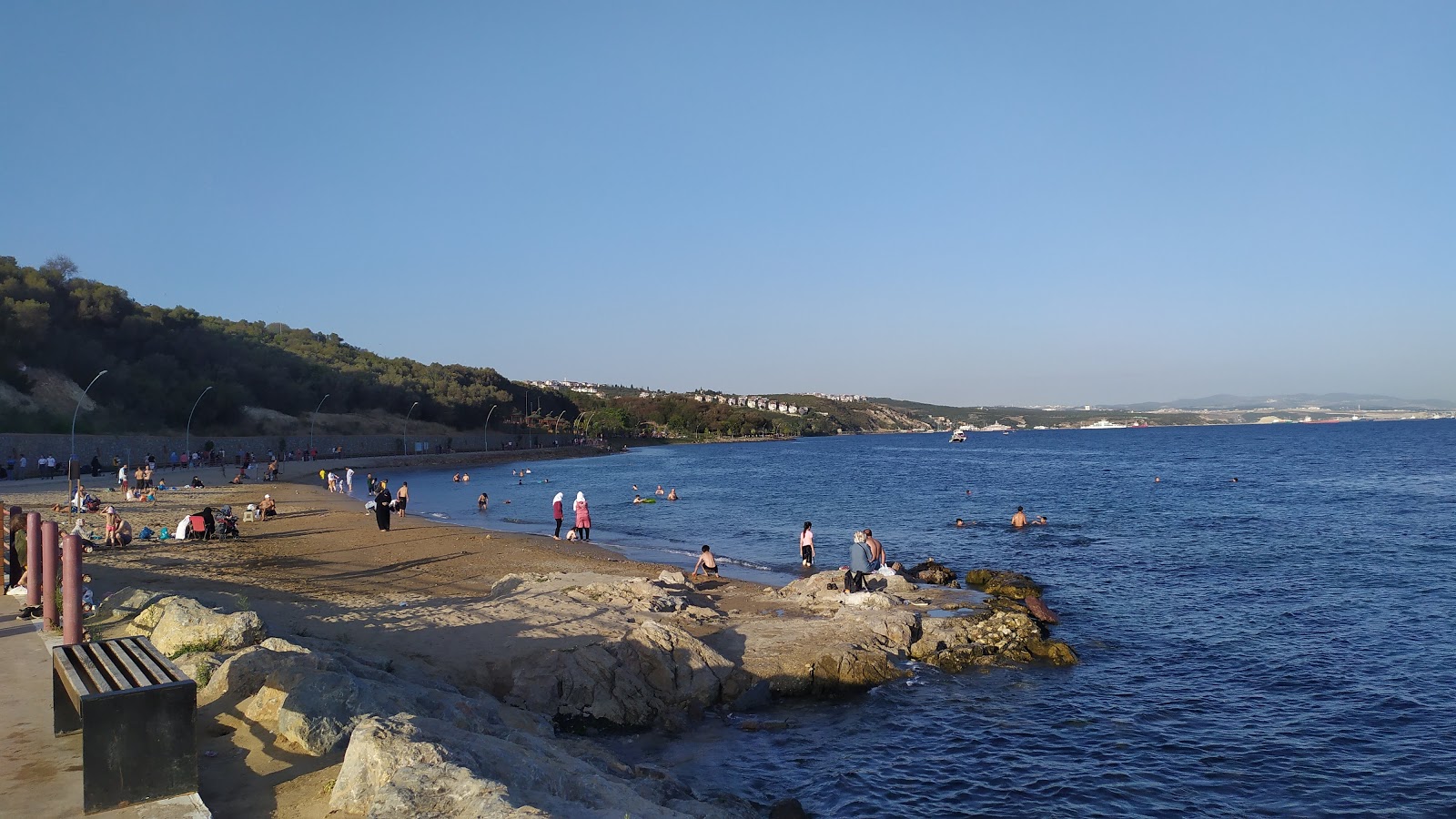 Darıca Plajı'in fotoğrafı geniş plaj ile birlikte