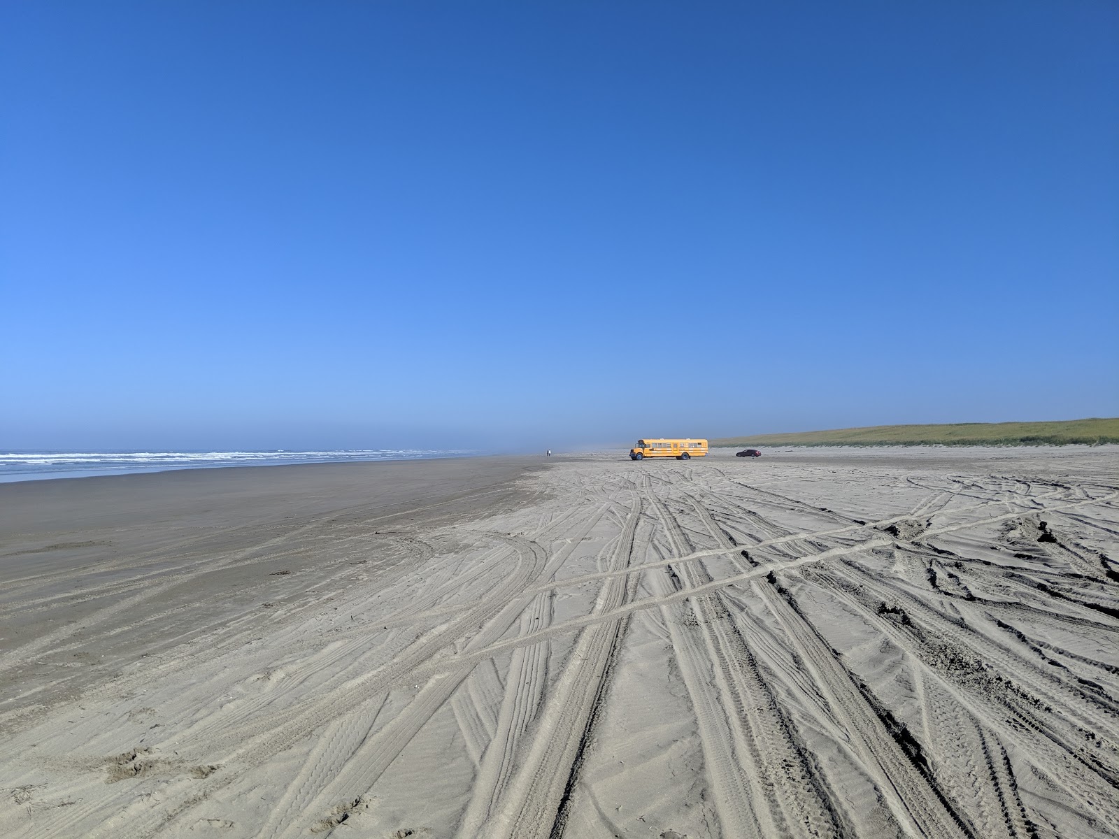 Foto de Sunset Beach com areia bege fina superfície