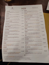 Menu du Il Roccolo Pizza e Vino à Tregnago