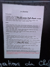 Menu du La Gavotine à Saint-Omer