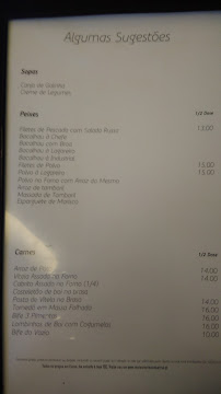 Menu / carte de Restaurante O Industrial à Maia
