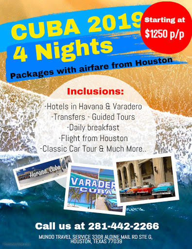 Cruise Agency «Mundo Travel Services», reviews and photos, 3308 Aldine Mail Rte Rd G, Houston, TX 77039, USA