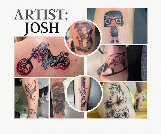 Explore unique knee tattoo ideas, creative tattoo ideas in Foley, available at Symbolic Ink Tattoo Studio