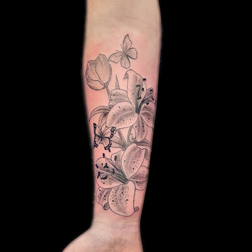 Explore mcr tattoo ideas, creative tattoo ideas in Boise, available at Kiera Stone Tattoo Artist