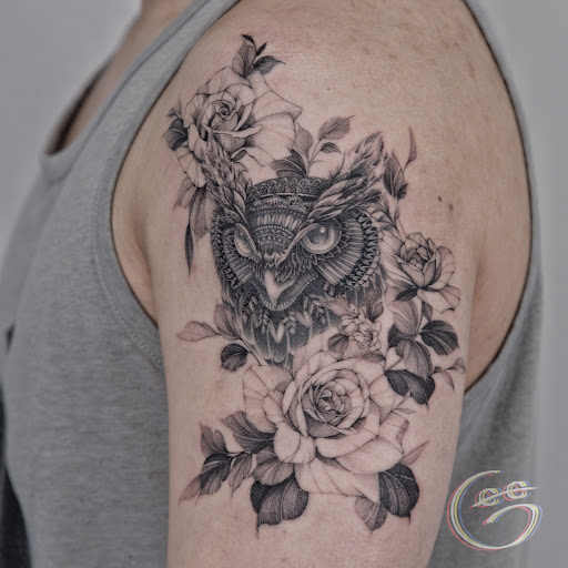 Explore arm ditch tattoo ideas, creative tattoo ideas in Alhambra, available at Gee Ink Tattoo
