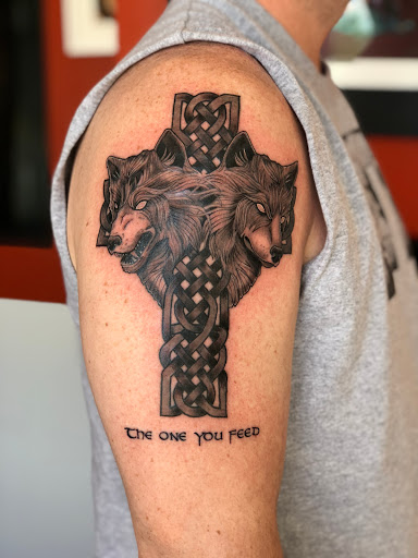 Explore al capone tattoo ideas, creative tattoo ideas in Atlanta, available at Empyrean Tattoo Studio