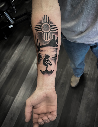 Explore foot print tattoo ideas, creative tattoo ideas in Silver City, available at Independent Ink Tattoo