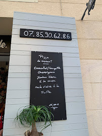 La Pizza du Palais à Marseille menu