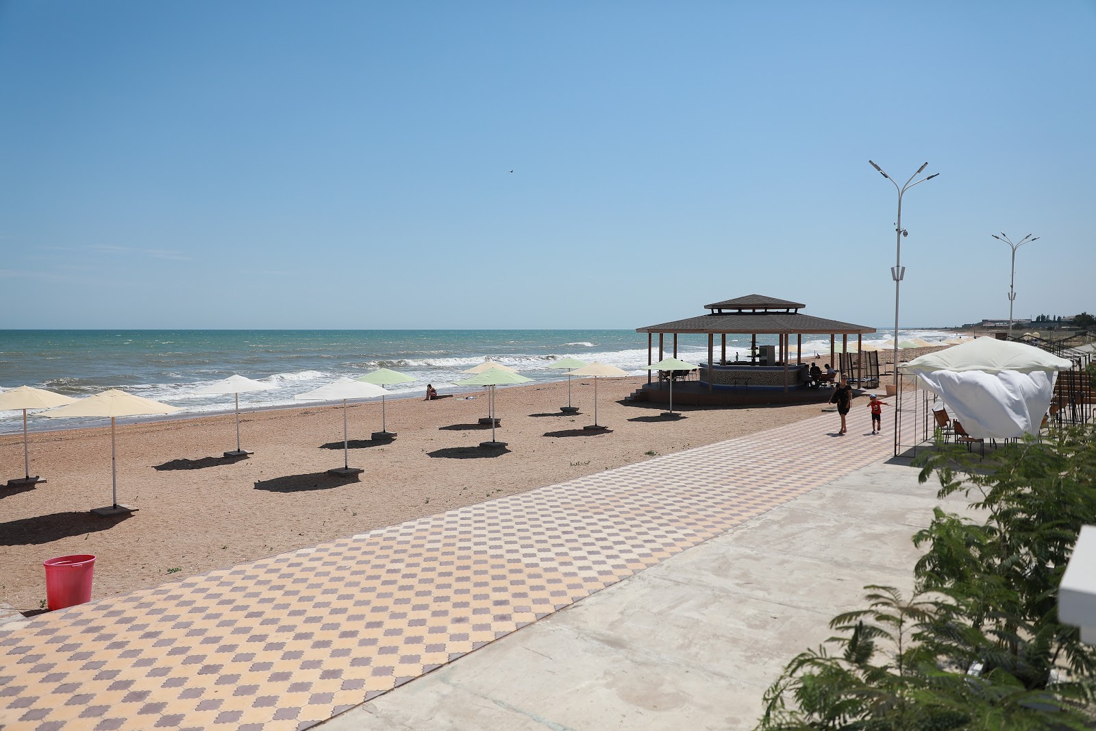 Fotografie cu Palmira Plazh cu nivelul de curățenie înalt
