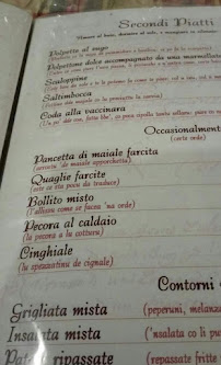 Cantina Centro d'Italia à Rieti menu