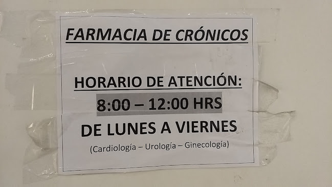 Farmacia Crónicos HEC (Cardiología, Ginecología, Urología) - Maipú