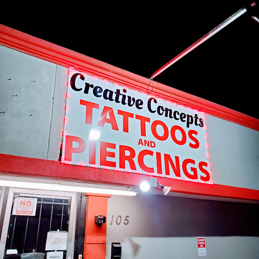 Tattoo Shop «Creative Concepts Tattoos and Piercings», reviews and photos, 105 Curtis Ave, Pasadena, TX 77502, USA