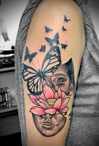 Explore tattoo ideas for a mother and two daughters, creative tattoo ideas in Amarillo, available at The Studio