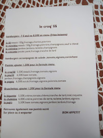 Photos du propriétaire du Restauration rapide Burger Le croq'lili panini bruschetta à Denney - n°17