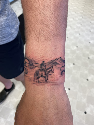 Explore cuff tattoo ideas, creative tattoo ideas in Orland, available at K1LL3R ARTW0RK