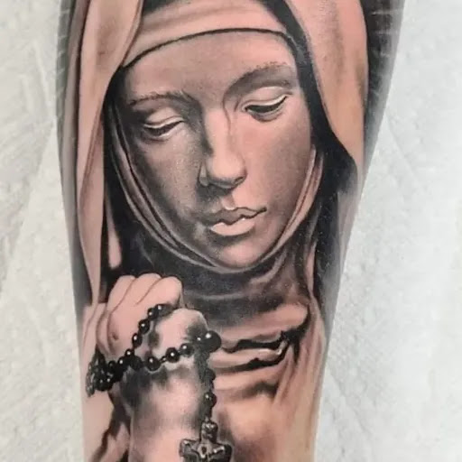 Explore hellraiser tattoo ideas, creative tattoo ideas in Winston Salem, available at Black Widow Tattoo of Winston-Salem