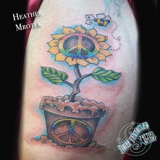 Explore mother of 4 tattoo ideas, creative tattoo ideas in Hayward, available at Three Tentacles Tattoo Studio