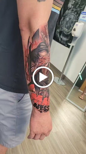 Explore rayquaza tattoo ideas, creative tattoo ideas in Round Rock, available at Beto Tats