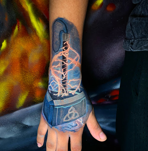 Explore add on tattoo ideas, creative tattoo ideas in Dallas, available at Sinners Tattoo Studio and Supply