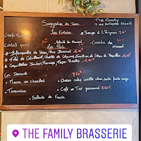 Restaurant The Family à Paris - menu / carte