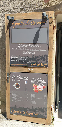 Le Jardin Du Carcasses à Carcassonne menu