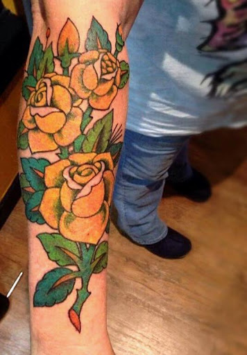 Explore black sleeve tattoo ideas, creative tattoo ideas in Asheboro, available at Blue Luna Tattoo Company, LLC