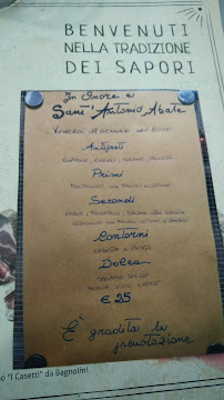 Agriturismo I Casetti Da Bagnolini à Sogliano al Rubicone menu