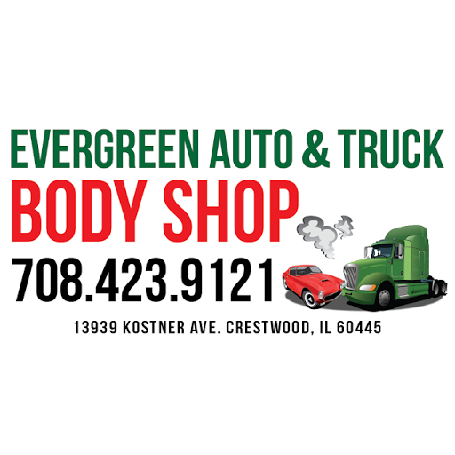 Auto Body Shop «Evergreen Auto & Truck Body Shop», reviews and photos, 13939 Kostner Ave, Crestwood, IL 60445, USA