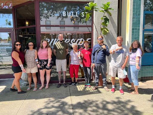 Explore his her matching tattoos ideas, creative tattoo ideas in Savannah, available at Riverside Tattoo Parlor