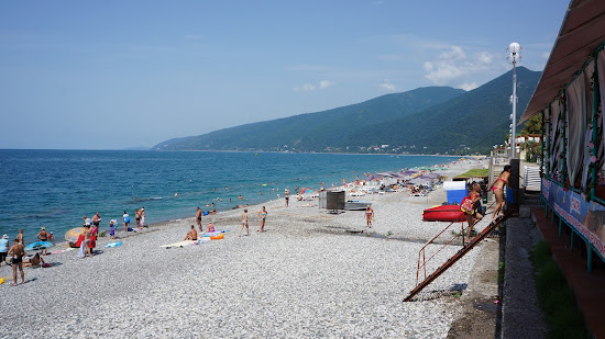 Gagra beach