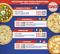 Menu / carte de Chrono Pizza Grenoble à Grenoble
