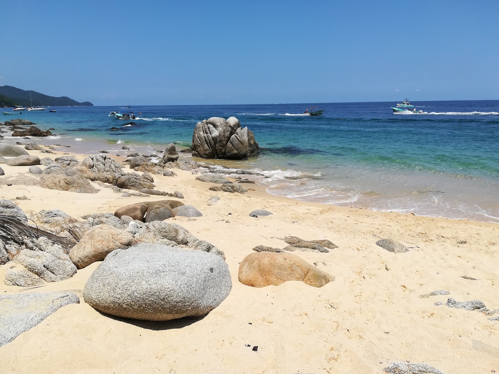 Photo of Hacamiya beach with turquoise pure water surface