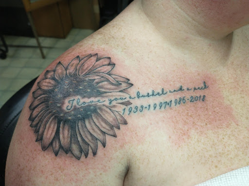Explore tattoo ideas for someone who passed away, creative tattoo ideas in Carbondale, available at MsCandyTattoo