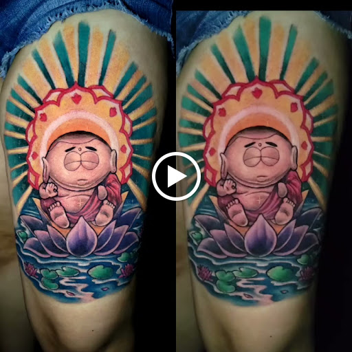 Explore tattoo ideas for pets, creative tattoo ideas in Buford, available at Inked Arts Tattoo Studio