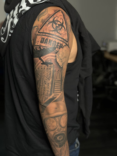 Explore sunset tattoo ideas, creative tattoo ideas in San Diego, available at Hustle Tattoo & Piercing Studio