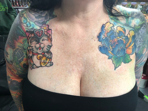 Explore couple finger tattoo ideas, creative tattoo ideas in Springfield, available at Area 51 Tattoo