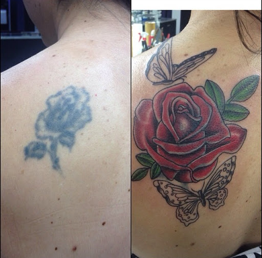 Explore men leg tattoo ideas, creative tattoo ideas in Camarillo, available at BONE DEEP TATTOO